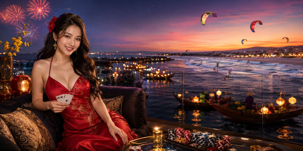 Phong cảnh lễ hội Tết tại khu vực Mũi Né với các giải thưởng hấp dẫn